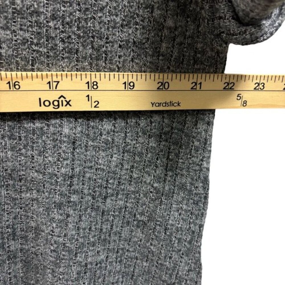 Maeve By Anthropologie Womens Gray Ribbed Cowl Neck Sweater XS Oversized - Picture 6 of 10